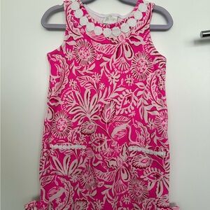 Lilly Pulitzer Girls' Little Lilly Knit Shift Dress size M (6-7)